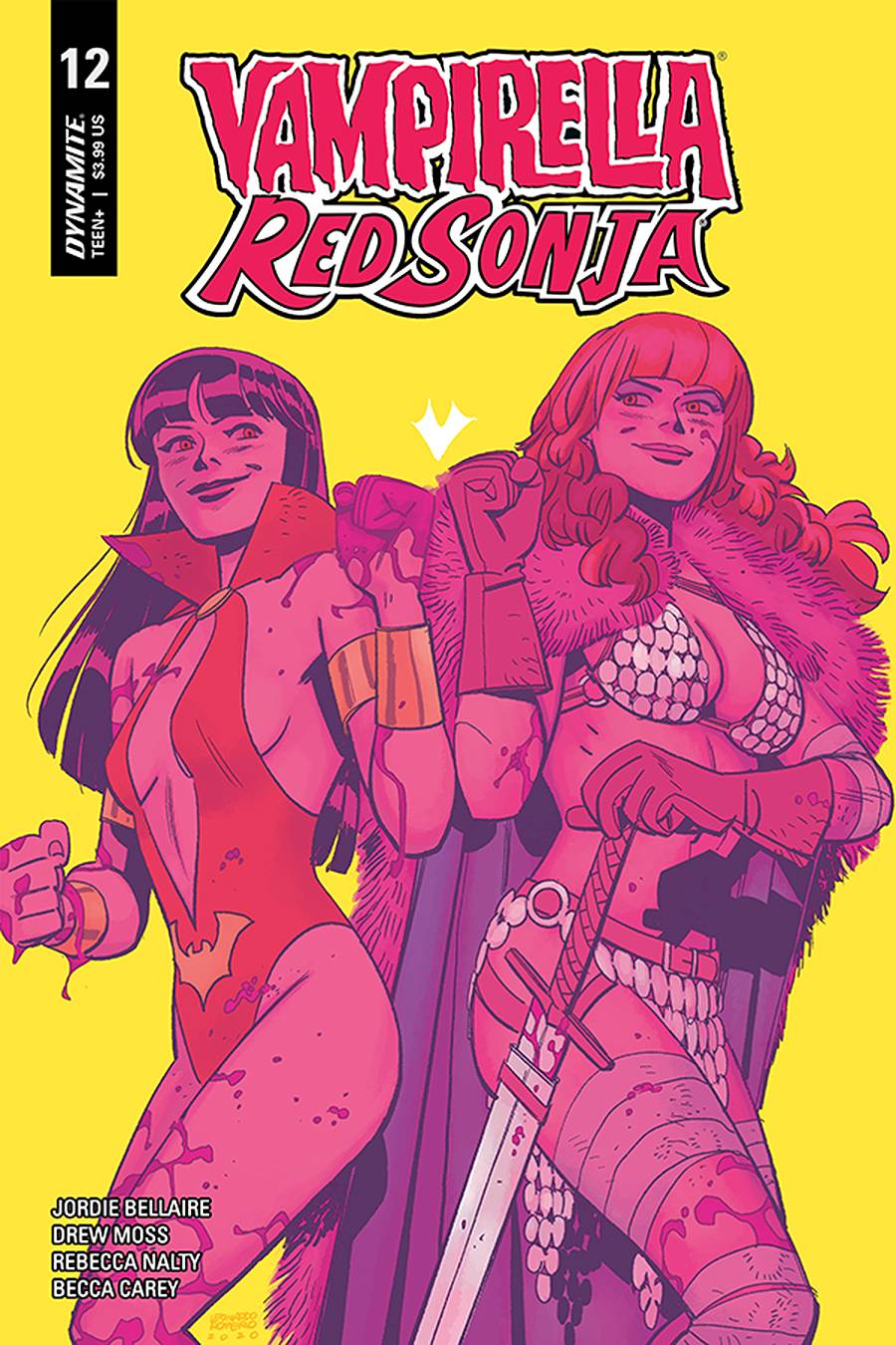 VAMPIRELLA RED SONJA #12 CVR C ROMERO & BELLAIRE