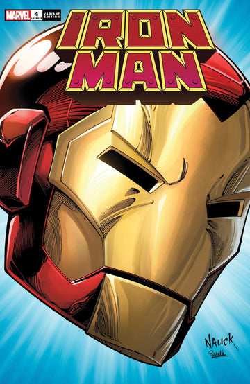 IRON MAN #4 NAUCK HEADSHOT VAR