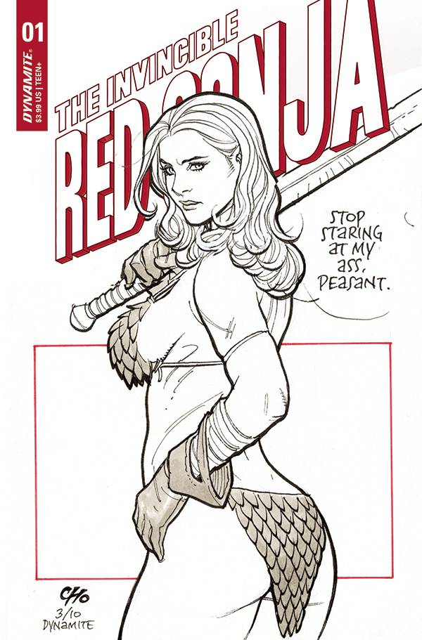 INVINCIBLE RED SONJA #1 CVR D CHO