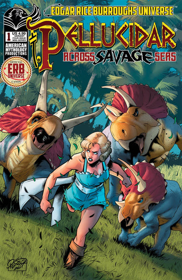 PELLUCIDAR ACROSS SAVAGE SEAS #1 (OF 4) CVR B WOLFER (O/A) (