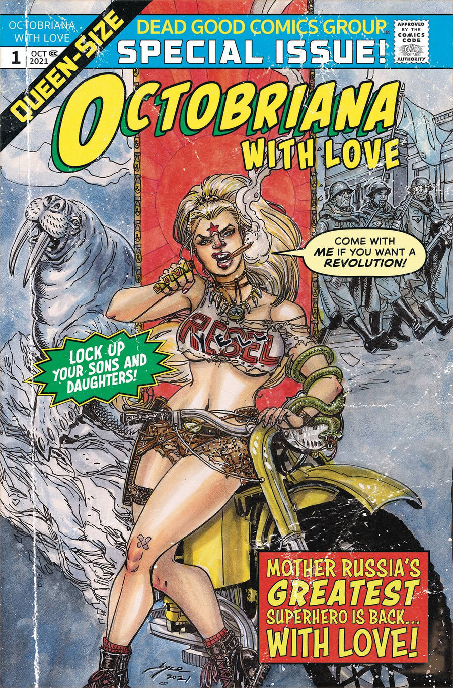 OCTOBRIANA WITH LOVE #1 CVR B JOYCE CHIN (NET) (O/A) (MR)