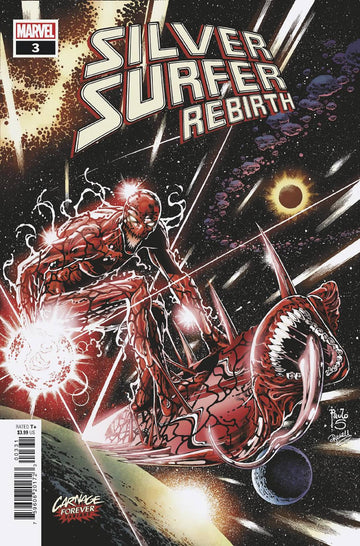 SILVER SURFER REBIRTH #3 (OF 5) SIQUERA CARNAGE FOREVER VAR