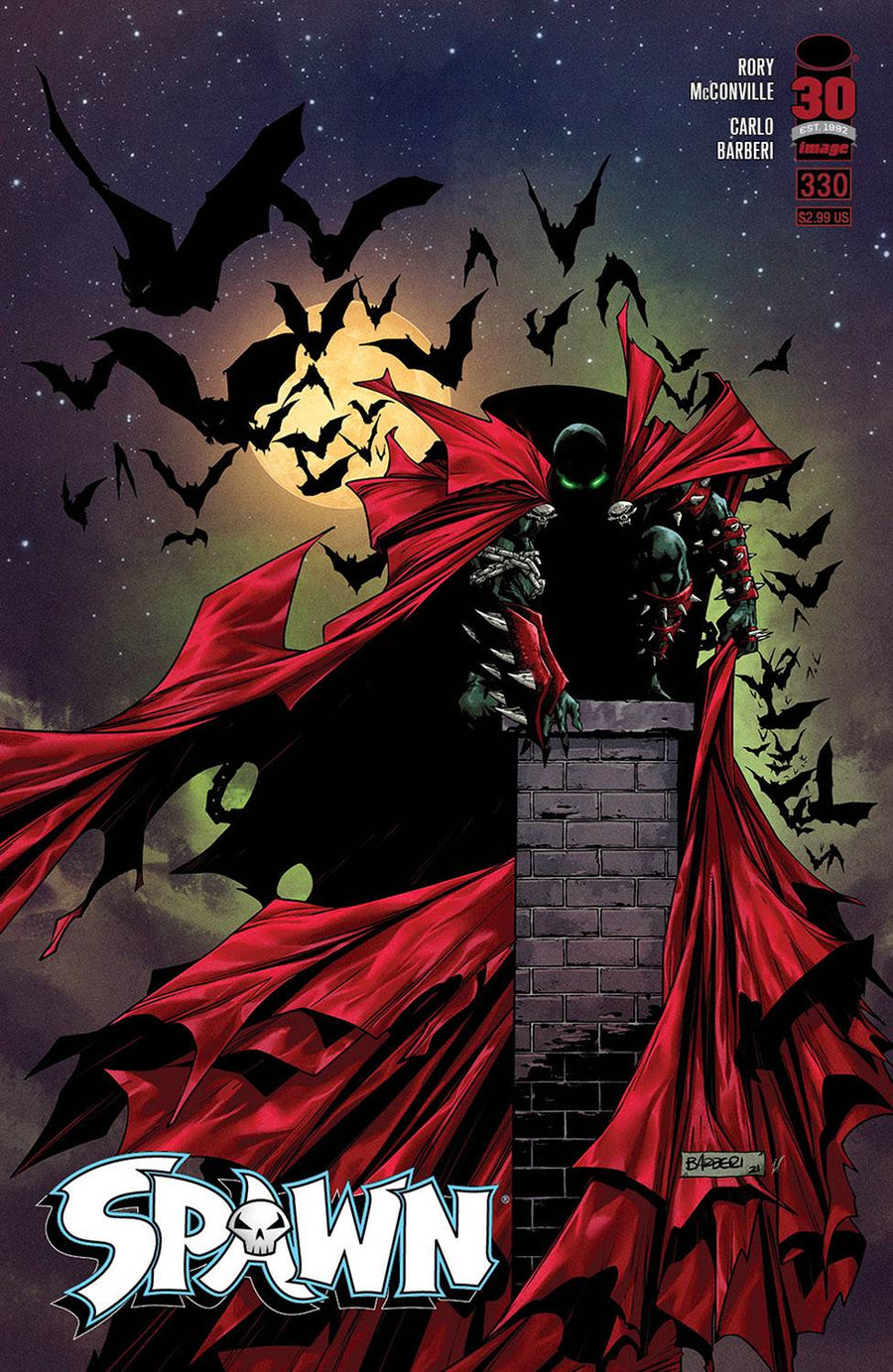 SPAWN #330 CVR A BARBERI