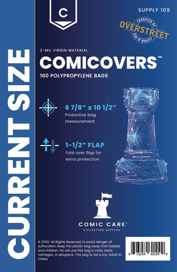 COMICARE CURRENT PP BAGS (PACK OF 100) (NET) (C: 1-1-2)