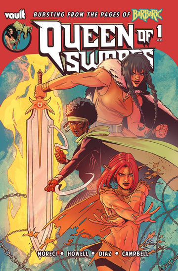 QUEEN OF SWORDS BARBARIC STORY #1 CVR A HOWELL & DIAZ