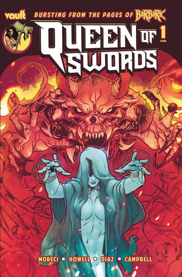 QUEEN OF SWORDS BARBARIC STORY #1 CVR B GOODEN & DIAZ