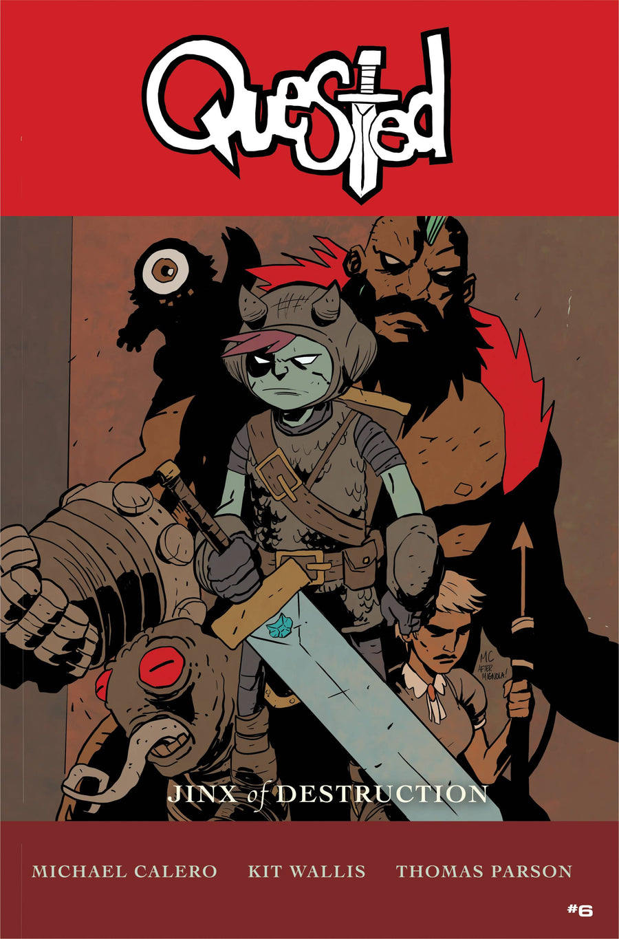 QUESTED #6 CVR D CALERO HELLBOY HOMAGE